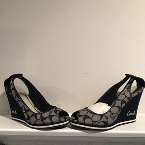 Coach wedge sandals